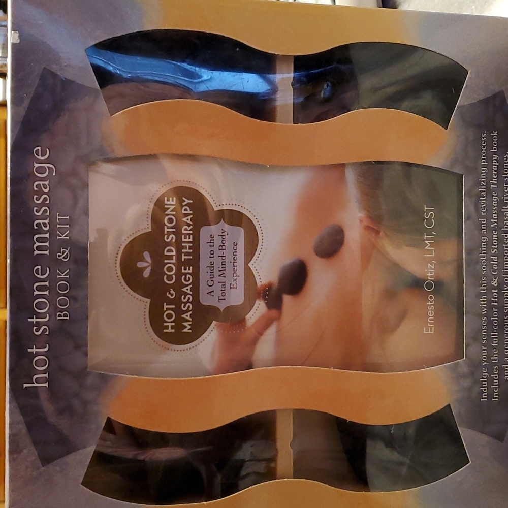 Massage hot or cold stone kit